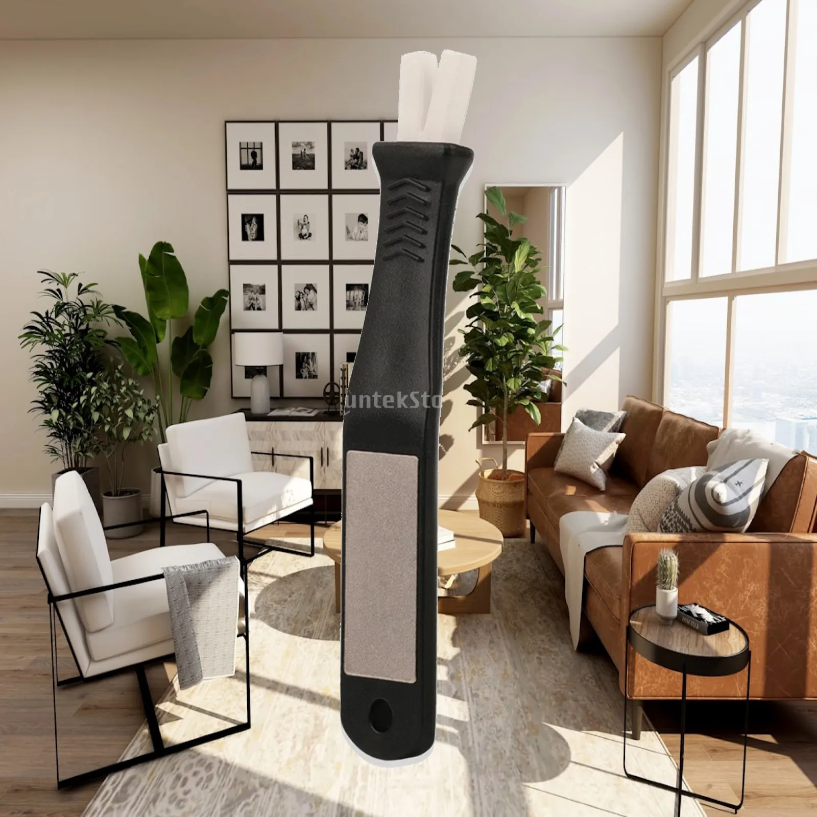 Handheld Ice Skate Blade Edge-Finishing Tool Compact Skate Blade Edge-Refining Tool with Ceramic Tip Portable Easy-Grip