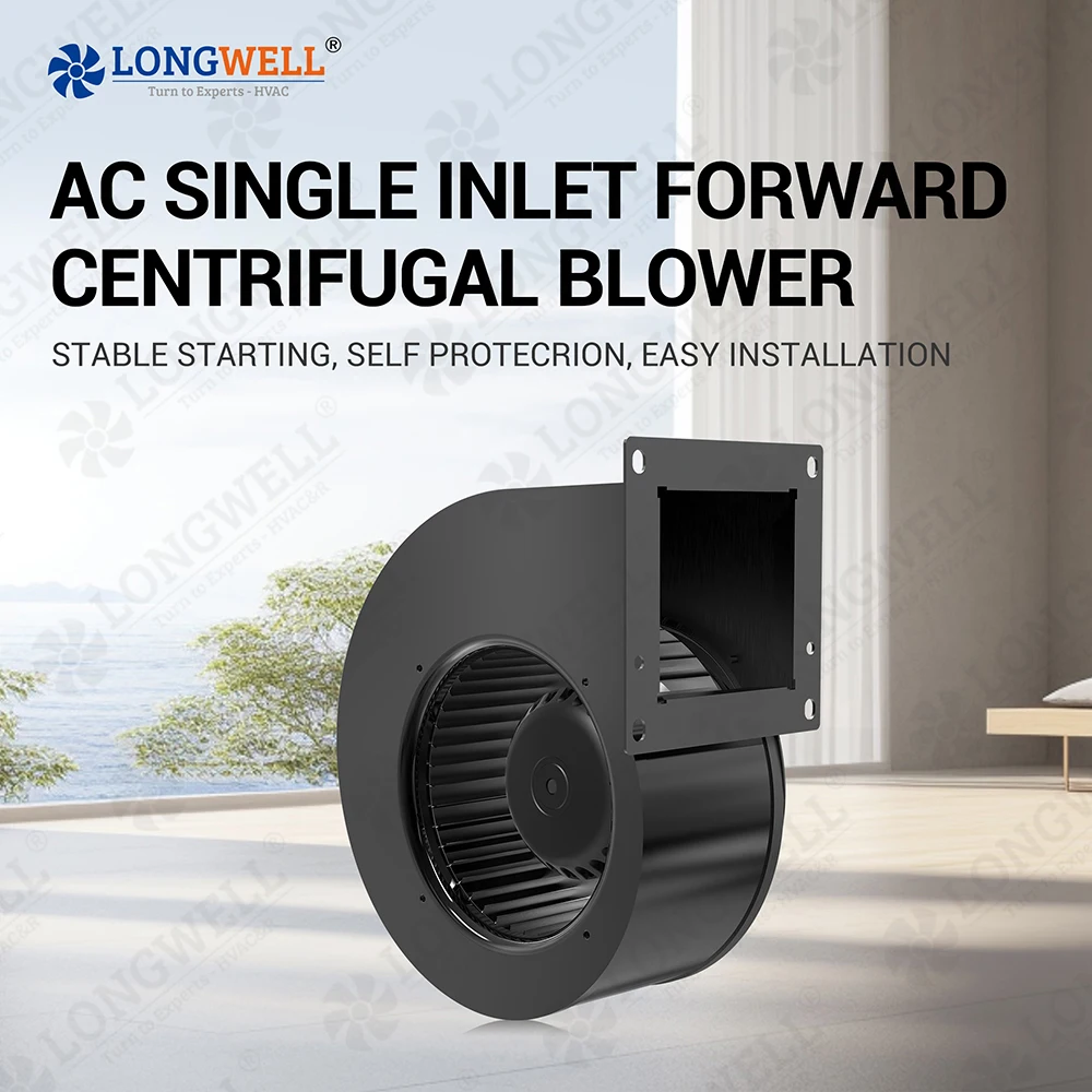 Wholesale 120mm High-Efficiency AC 230V Centrifugal Fan Blower for HVAC and Ventilation Systems