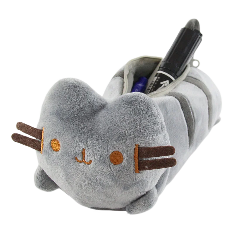 Cute Pusheen Pencil Case Cartoon Fat Cat Large Capacity Student Stationery Storage Pouch Multi Purpose Travel Cosmetic Bag Gifts view 6