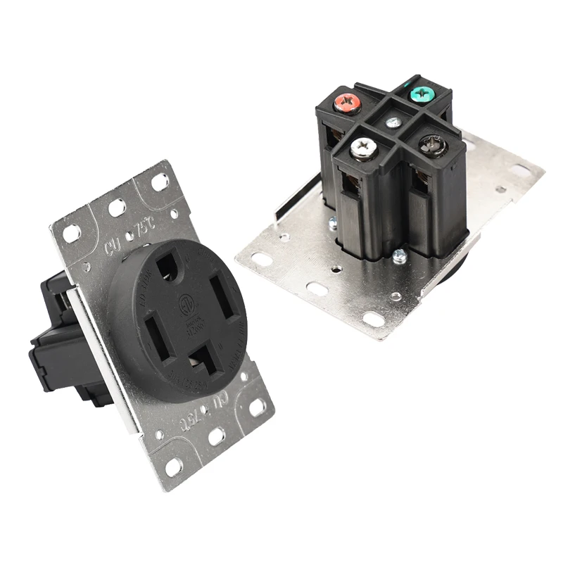 Nema L14-30R 250V 30A вилка подключения 4 полюсная промышленная блокированная розетка, Встроенный кабель, разъем питания, съемный штекер