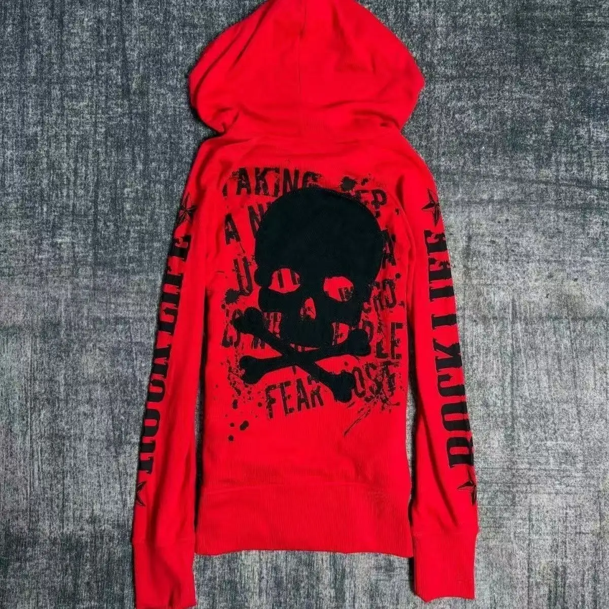 

Толстовка на молнии с длинными рукавами в стиле панк-рок, скелет, субкультура, женская осенне-зимняя толстовка в стиле Харадзюку, кардиган с капюшоном для пикантных девушек, топ Y2k