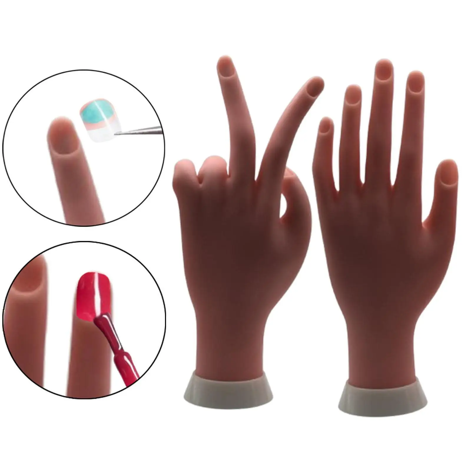 

Fake Mannequin Hand Manicure Tool Practice Tool for Rings Displaying Sellers