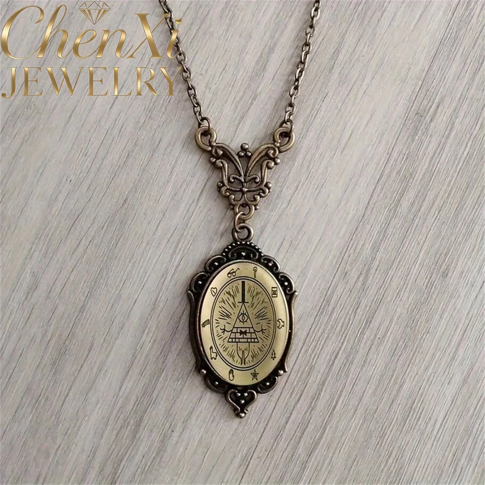 High-end Silver Butterfly-patterned Oval Glass Pendant Luxury Quality Fashion Fine Jewelry Exquisite Elegant Best Charms Popula