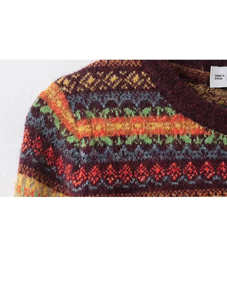 เสื้อแจ็คเก็ตถักลายแจ็คการ์ดสำหรับผู้หญิง HH รุ่นต้นฤดูใบไม้ผลิ ปี 2026 ทรงเรโทร คอทรงกลม ซิปหน้า สไตล์ลำลอง เหมาะสำหรับใส่ไปทำงาน ผ้าบางเบา