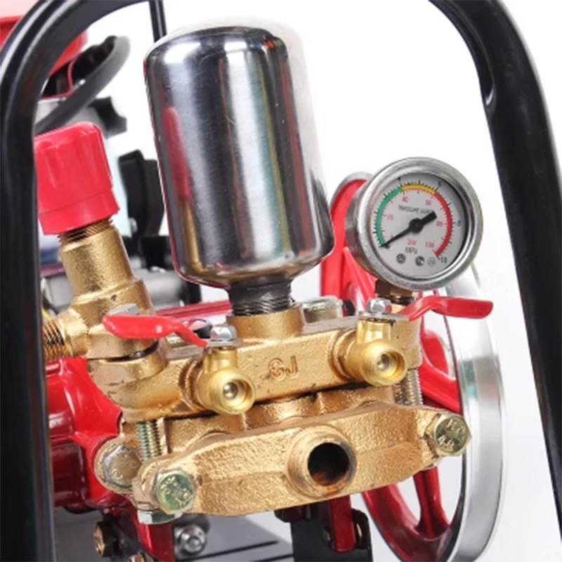 2.0KW بخاخ عالي الضغط رباعي الأشواط البنزين ارتفاع ضغط البخاخ الزراعي بستان البخاخ اليد حمل سميكة بوم