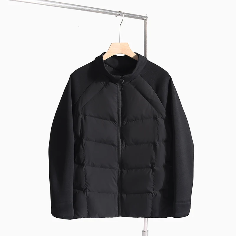 High-quality, Fashionable, Cool, Versatile, Trendy Casual Men's Clothing, Warm Stand-up Collar Short Down Jacket