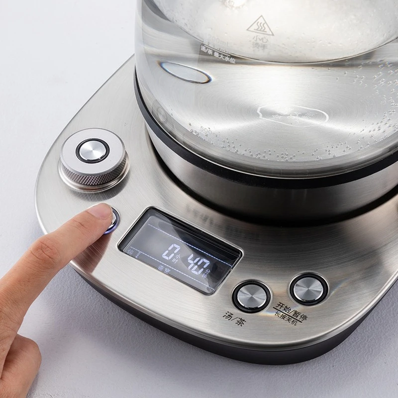 Pote de saúde de vidro doméstico