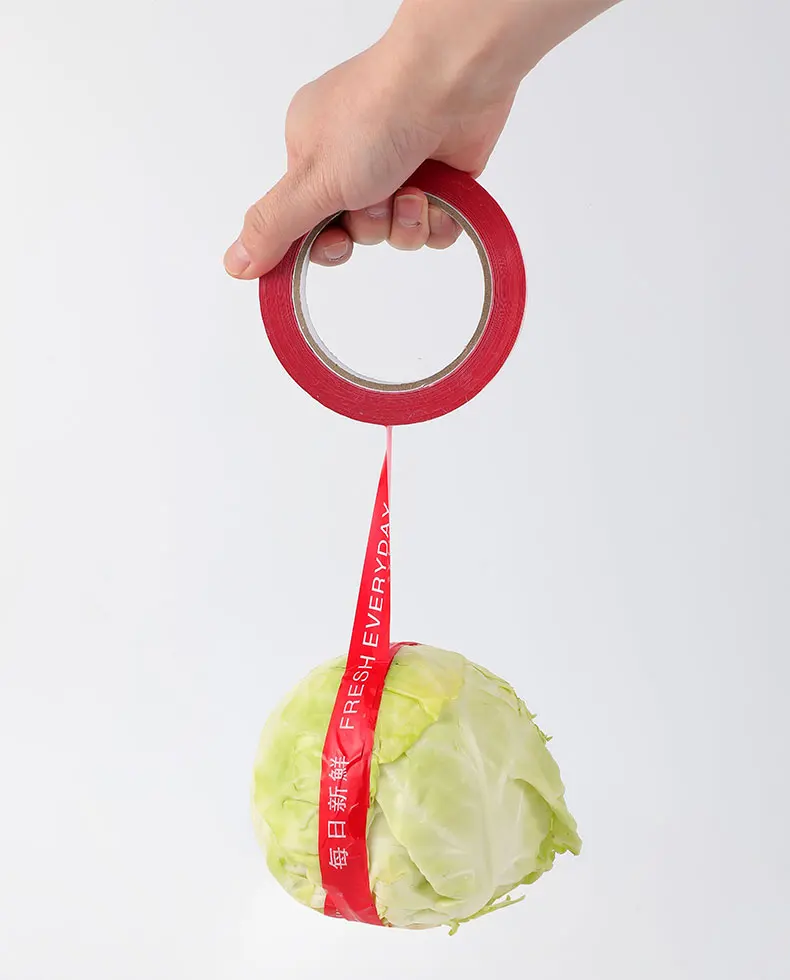 12mm Plastic Bag Neck Sealer Tape Cheap And Convenient Suitable For Sealing The Bag In Supermarket Vegetable Stores Diary Stores