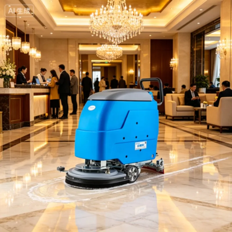 New Heavy Duty Commercial 175L Ride-On Self-Propelled Battery Powered Electric Floor Scrubber Machine for Floor Maintenance