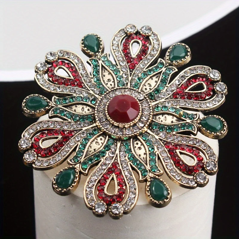 Modische barocke Hof-Vintage-Brosche, Persönlichkeit, Ausschnitt, Anstecknadel, Corsage
