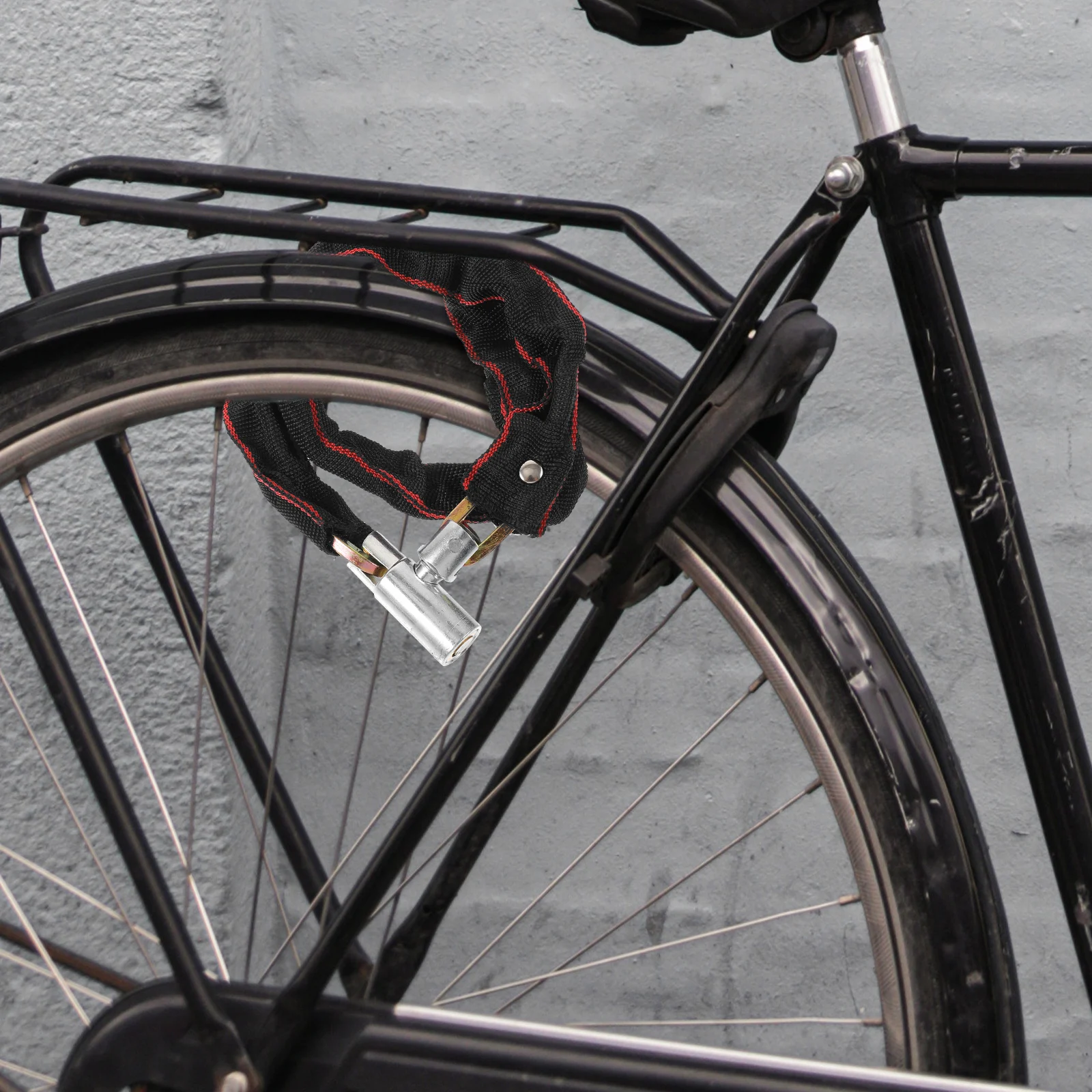 80CM Bicycle Heavy Duty Stainless Steel Cable Chain Lock With Key Lightweight Anti Theft For Bike Scooter Fence Gate