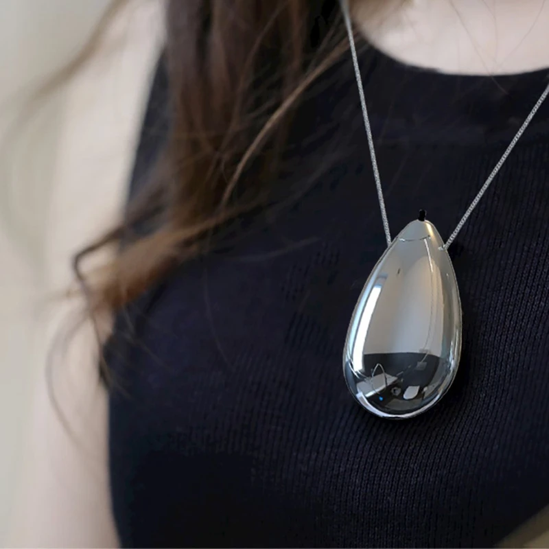 

Portable Air Purifier Necklace Mini Wearable Air Freshner Personal Hanging Ionizer Negative For Adults Kids-Retail