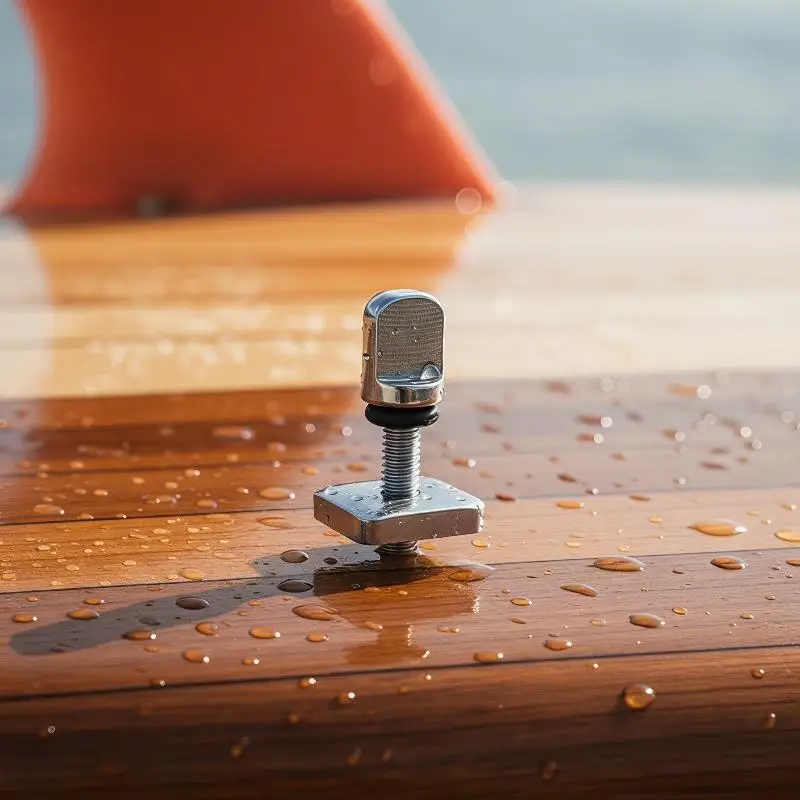 M4 Surfboard Tail Fin Screw 1Pcs Rust-Proof Stainless Steel Surf Fin Bolt for DIY Surfboard Modification Repair Use