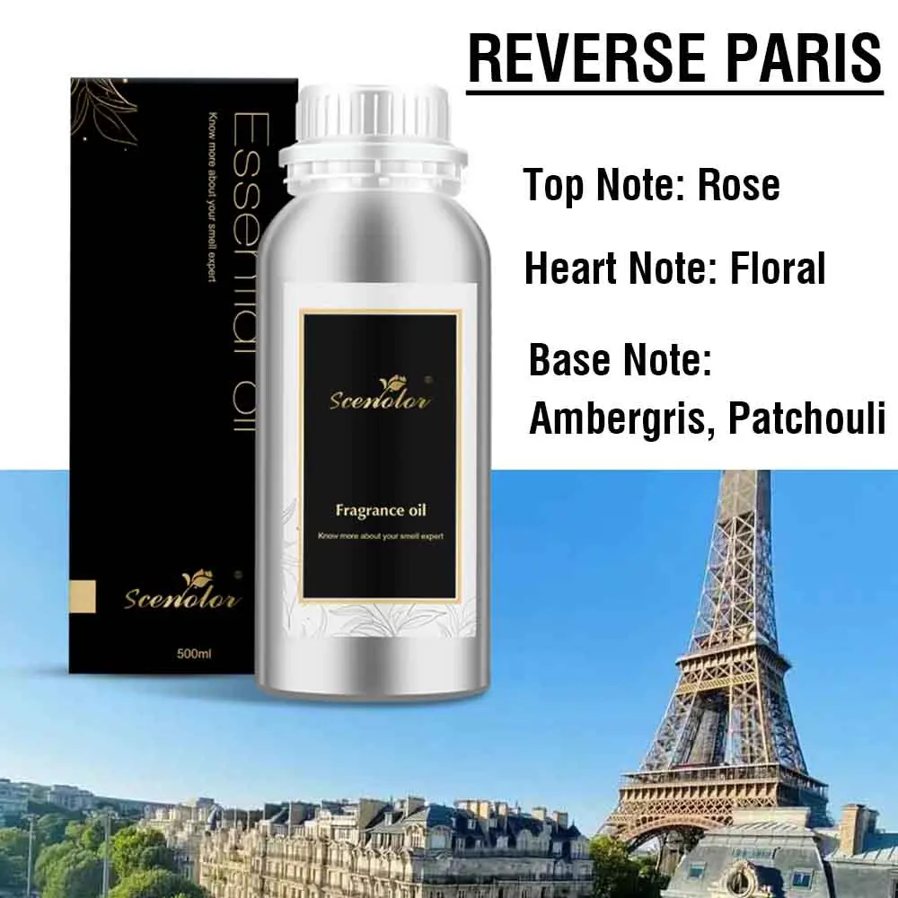 500ML Air Freshener Pure Essential Oils Fragrance Perfume Branded Concentrated Reverse Paris Perfume Oil Aroma Diffuser Refill