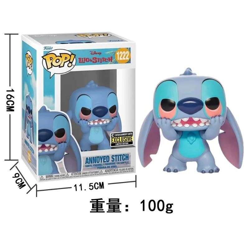 Funko Pop-Figurines d'action en vinyle Stitch pour enfants, figurine thème 01 #02 #636 #1048 #127, modèle de collection mignon, jouets pour cadeau