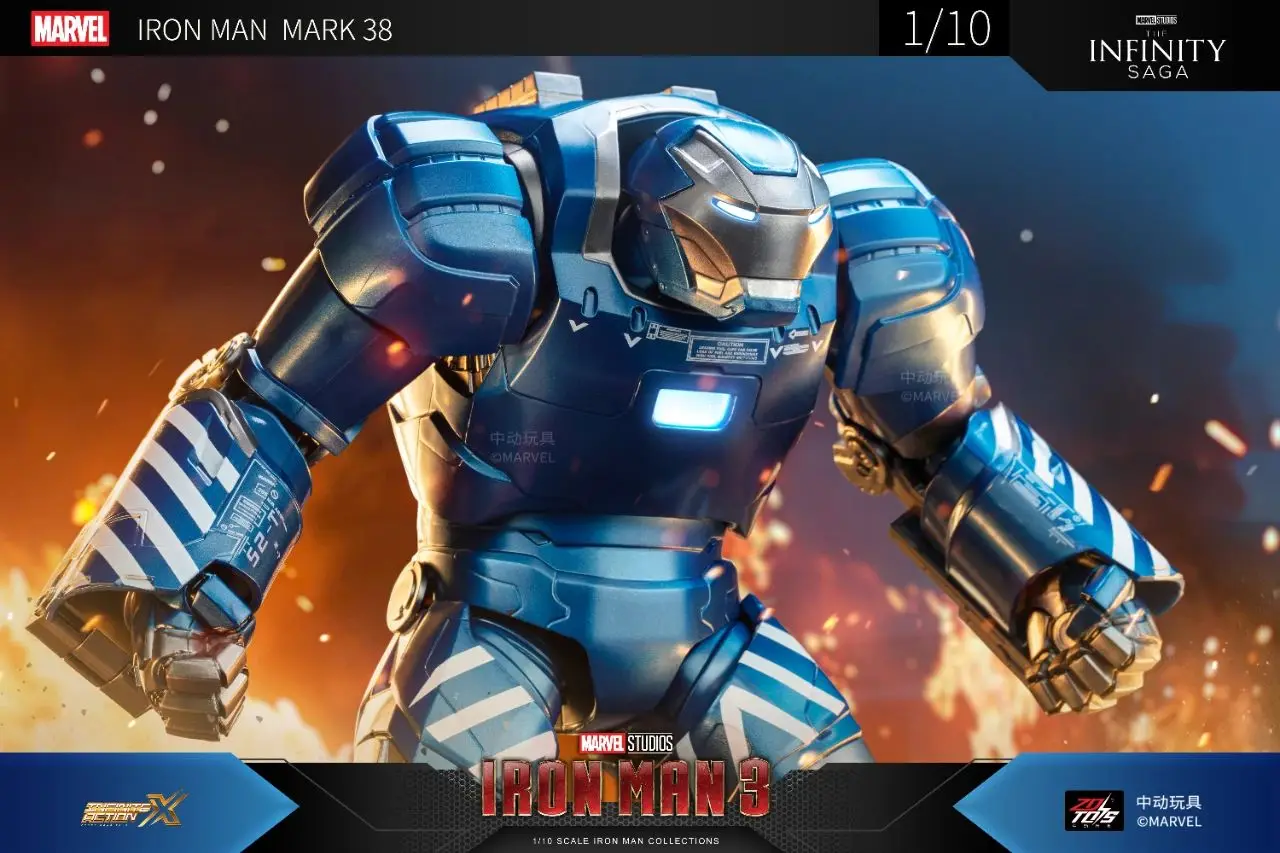 ZD Toys Marvel Avenger Iron Man MK38 Igor MK25 Striker MK26 Gamma