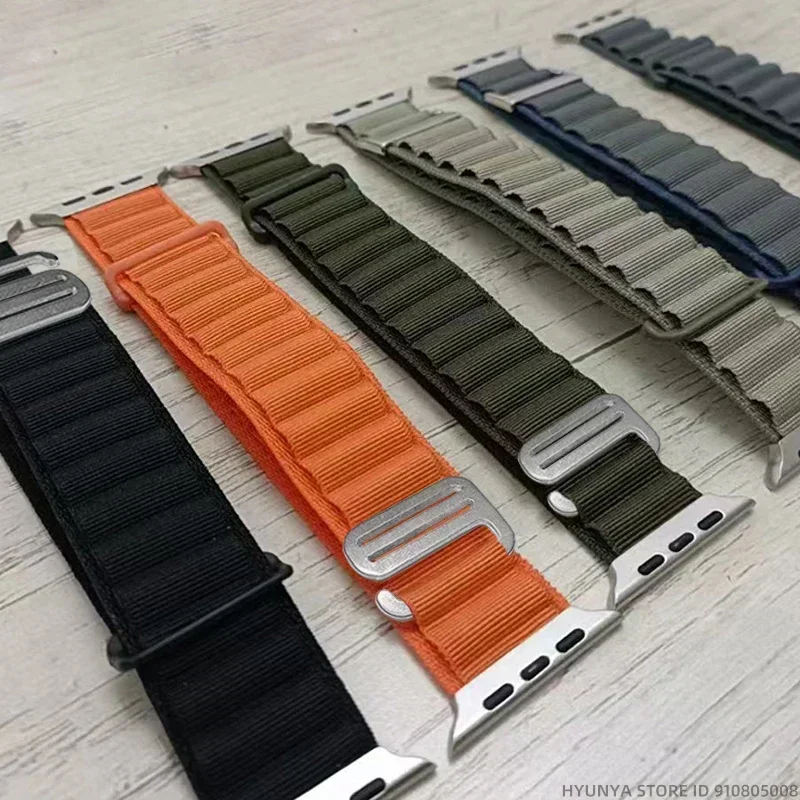 Alpine Strap for Apple Watch Band Series 10 9 8 7 SE Ultra 2 41mm 42mm 45mm 46mm 49mm 40mm 44mm IWatch Correa Watchband Bracelet