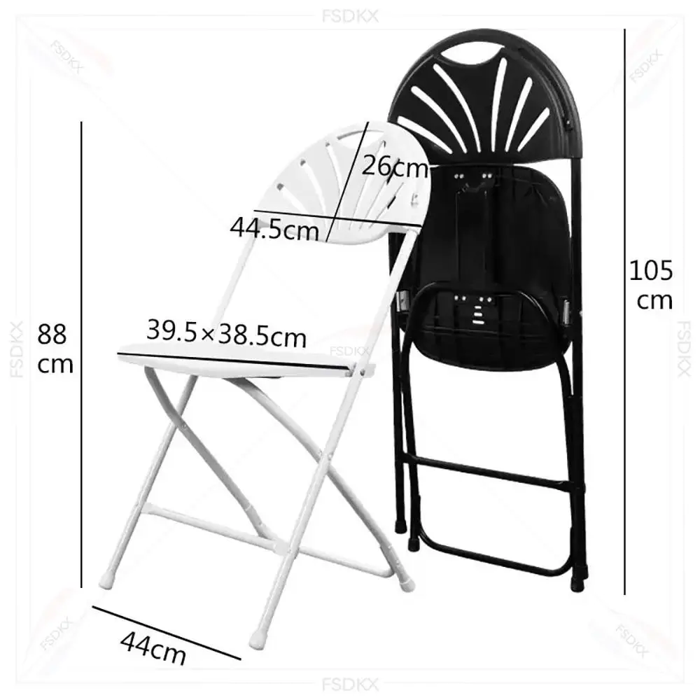 

Top Quality Wholesale Portable Foldable Chair Wedding Event Plastic Wimbledon Chairs White Resin Folding Chair for Events Garden