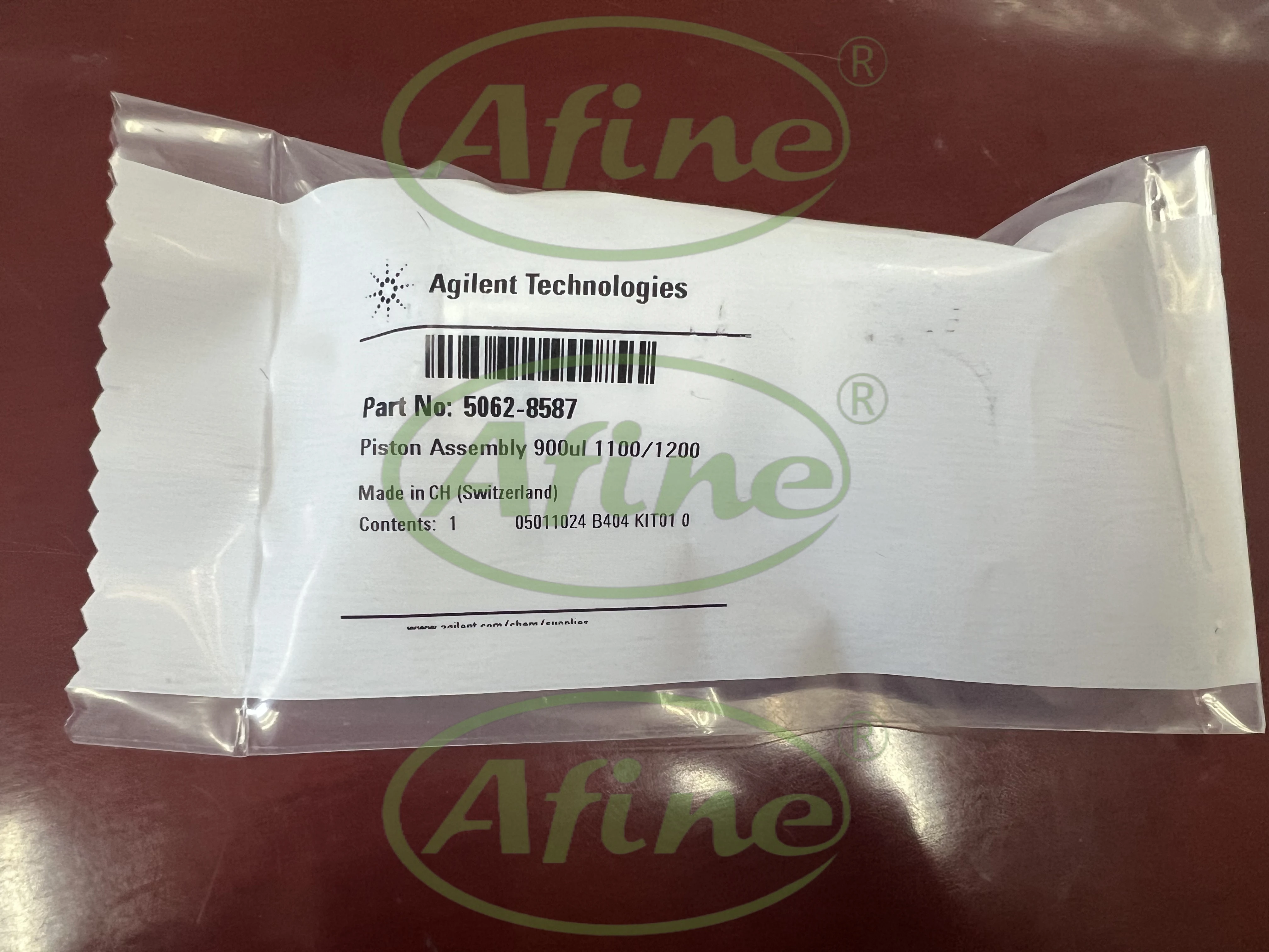 

AFINE Agilent 5062-8587 900 µL Piston for G1313A, G1329A/B, G1367E Autosamplers