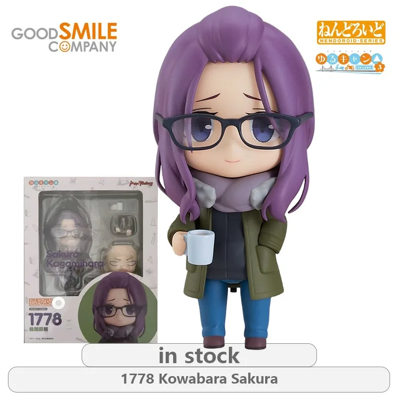 

GSC Original NENDOROID LAID-BACK CAMP Series 1778 Kowabara Sakura Action Figure Model Toys Movable Model Ornaments Gifts Fo Boys