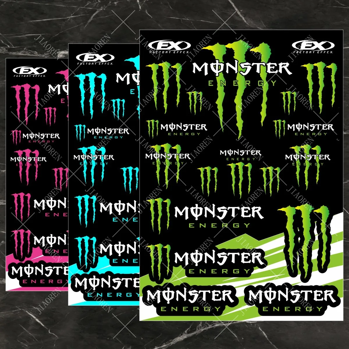 

Christmas Monster Energy Stickers Motorcycle Helmet Tank Emblem Waterproof