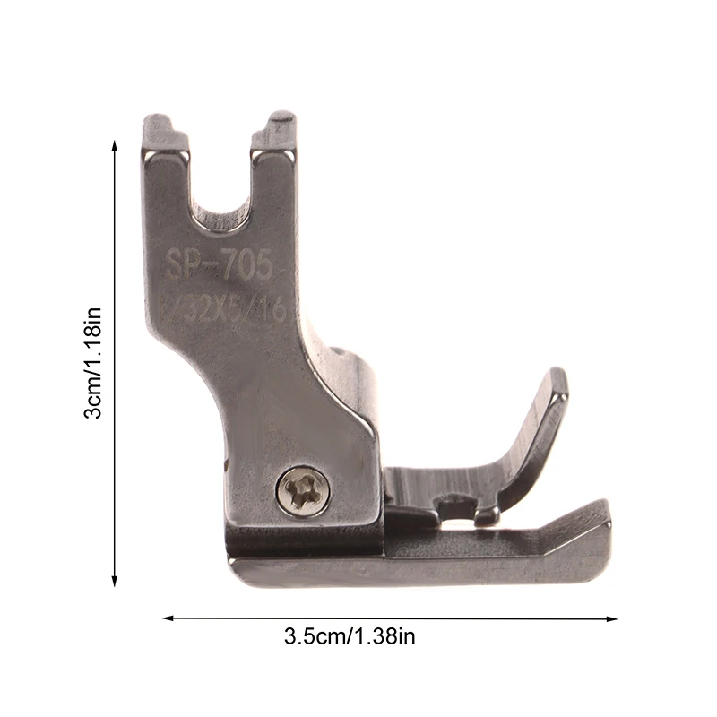 SP-705 Curling Edging High And Low Left Compensated Folder Presser Foot Binder Auxiliary Foot For Sewing Machine Accessories