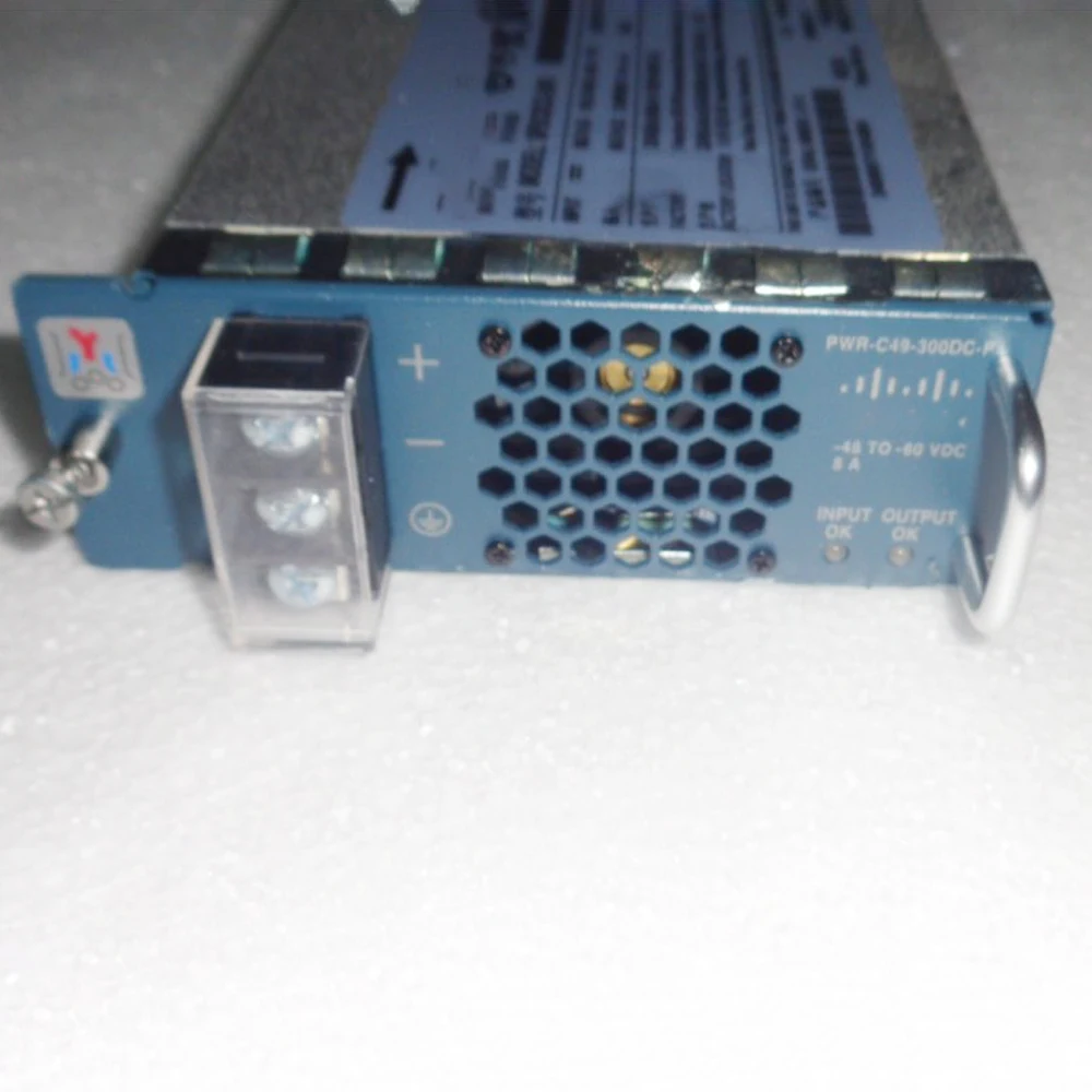 

Power Supply Used On WS-C4948-S/E Series Switches PWR-C49-300DC-F