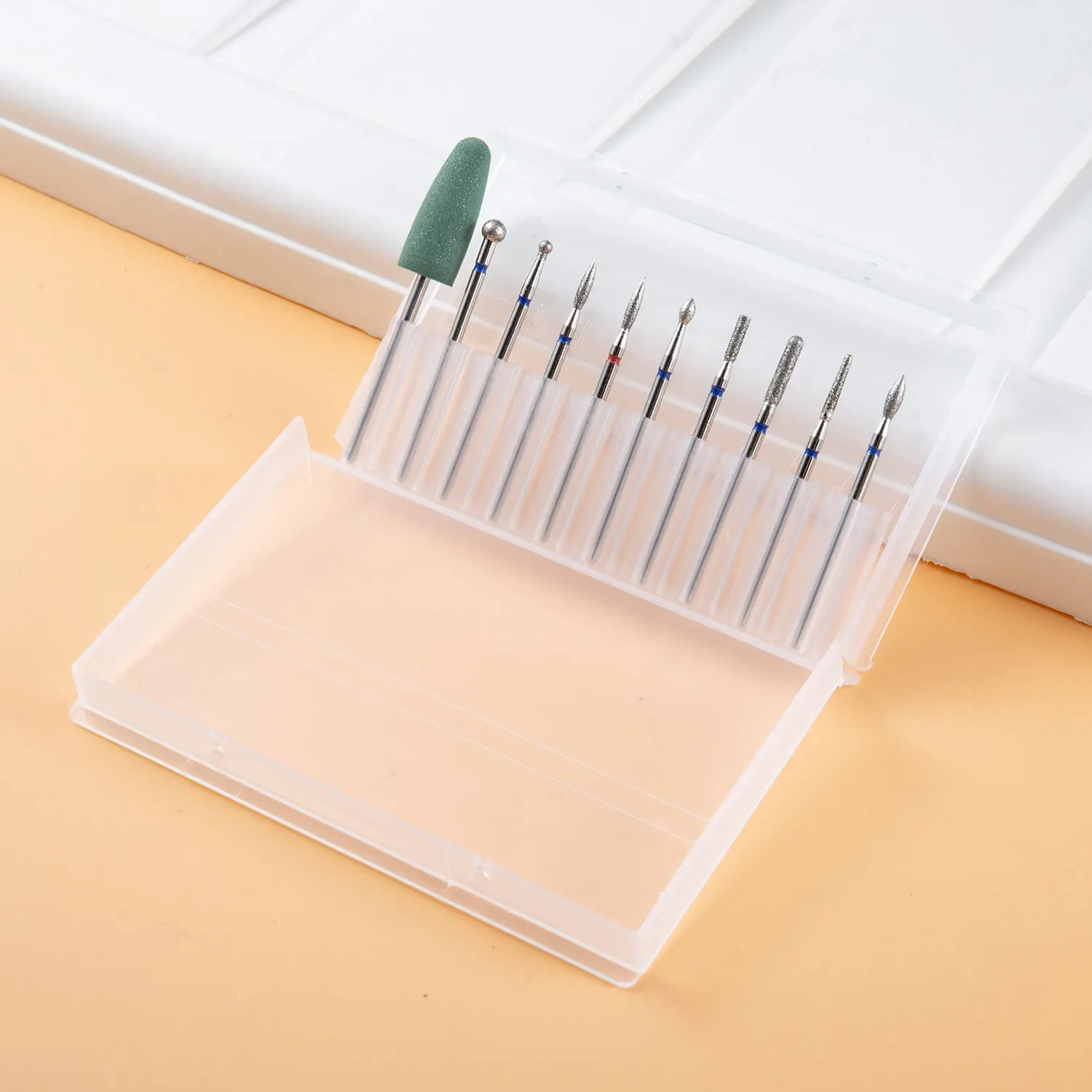 10/13/15 pièces 3/32 "ensemble de forets à ongles en carbure de diamant ensemble de fraises pour vernis gel pour l'élimination du Gel des ongles polissage des peaux mortes