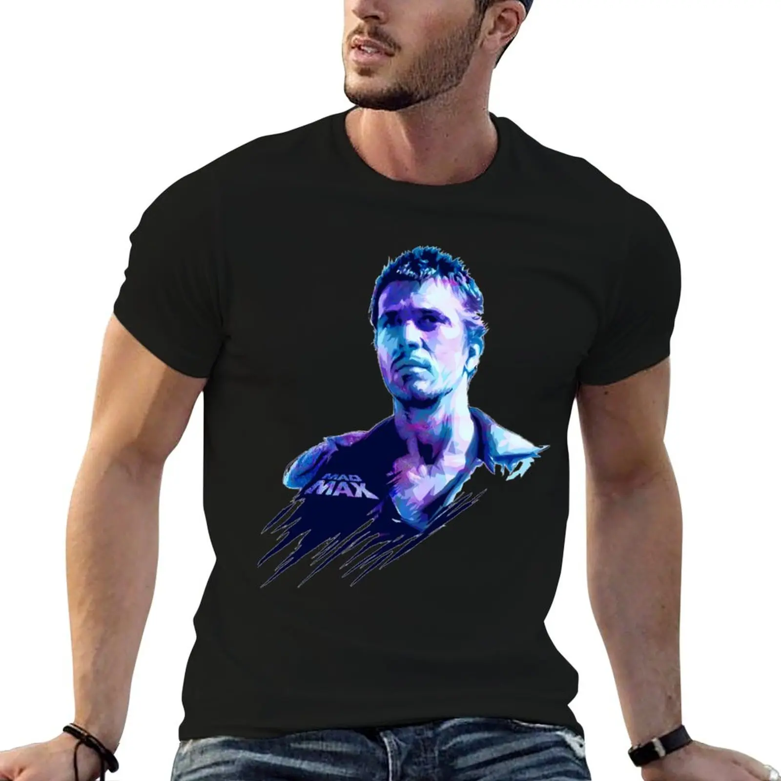 Mel Gibson T-Shirt funny t shirts man man t shirt luxury man t shirt heavy cotton T-shirt