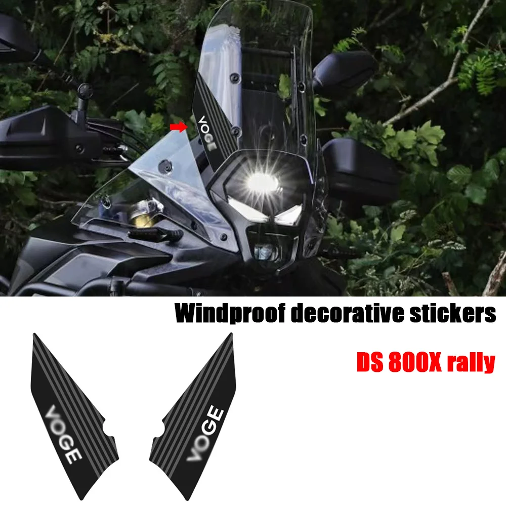2025 motorcycle original windshield protection sticker DS 800X windshield decoration sticker DS 800X DS 800X rally