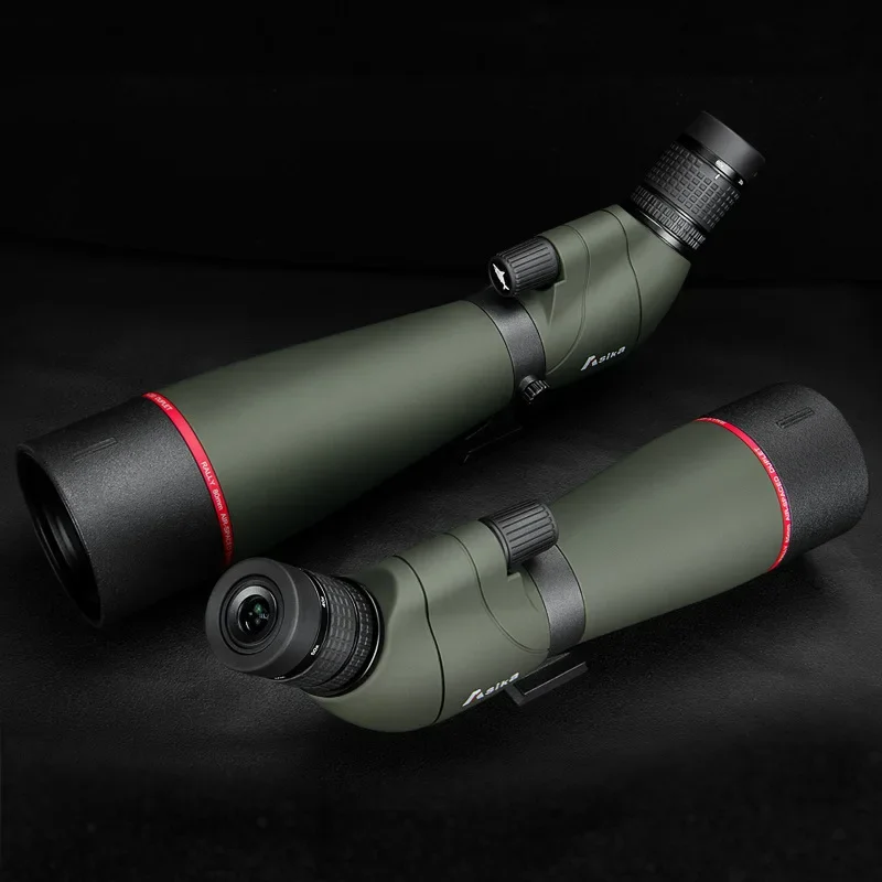 

Shuntu Asika 20-60X Spotting Scope Monocular HD Telescope Professional Long Range BAK4 80MM Large Objective 1.2M Matel Tripod