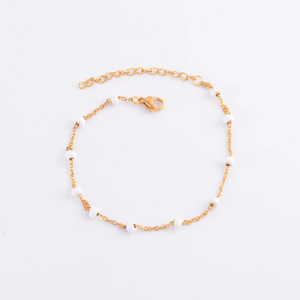 Women's Gold Plated Stainless Steel Chain Bracelet