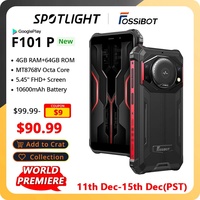 FOSSiBOT F101 P Rugged Smartphone 10600mAh Octa Core 4GB 64GB Cellphone 24MP Camera 5.45\