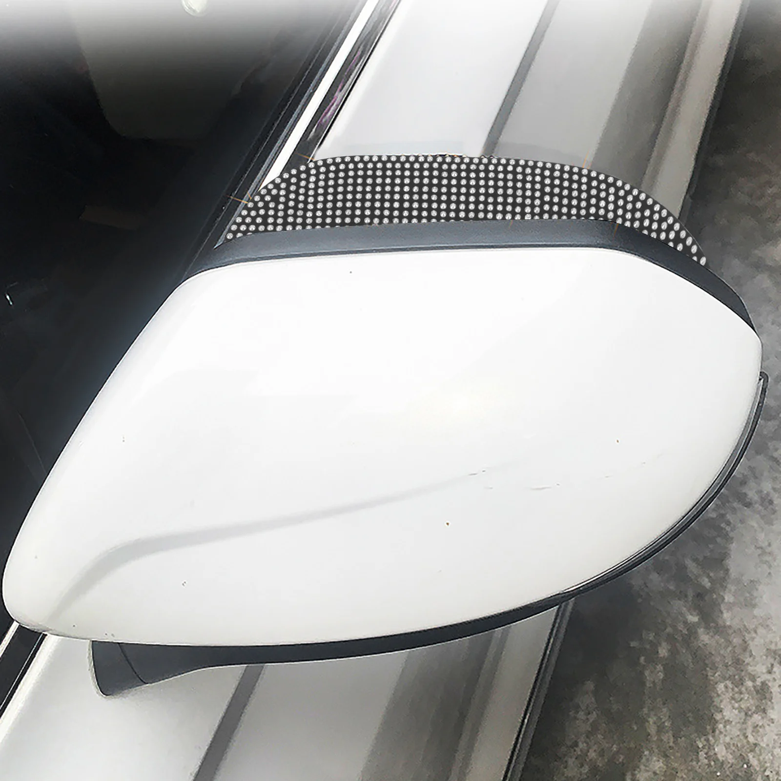 

1Pair Car Rear Mirror Rain Visors PVC Side Mirror Visor Clear Visibility Easy Install Auto Exterior Accessories