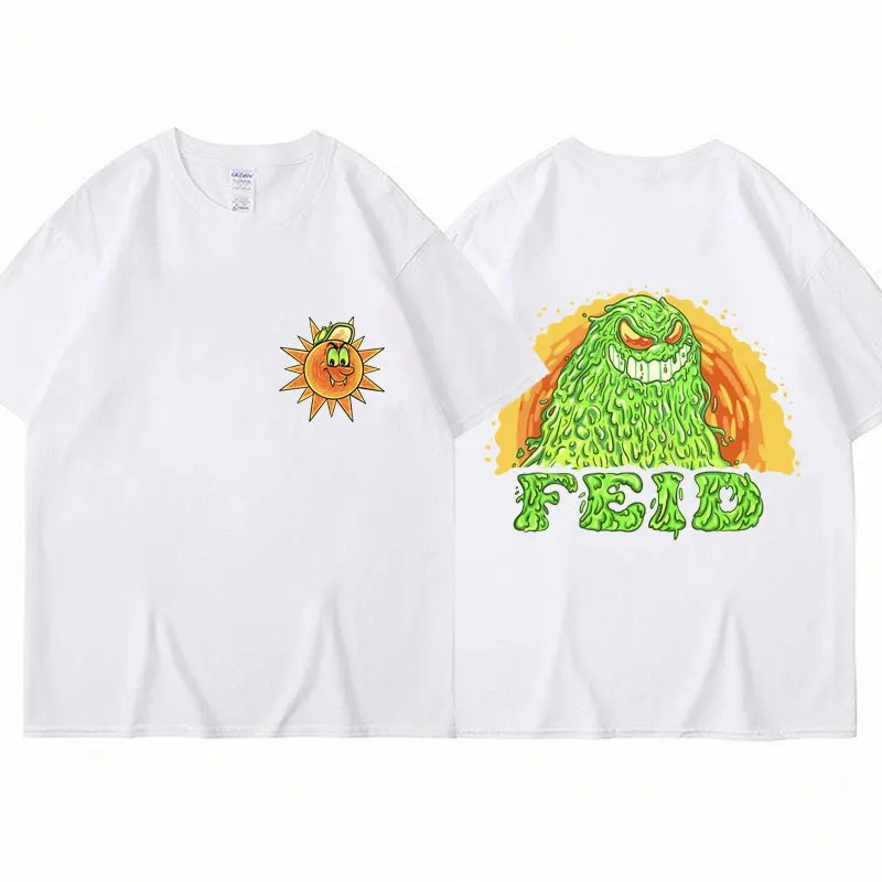 Feid Ferxxo Ferxxocalipsis Tour 2024 T Shirt Men Women Hip Hop Fashion Classic T-shirts 100% Cotton Oversized T-shirt Streetwear