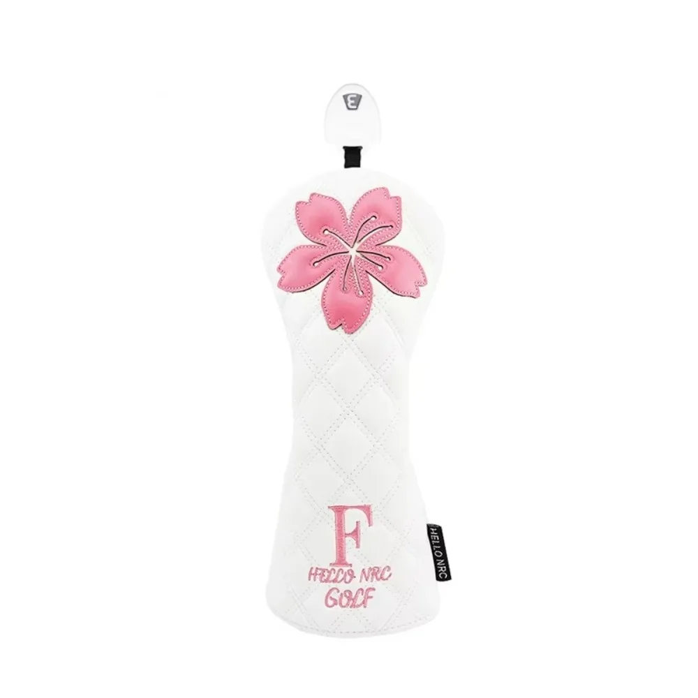 

Sakura Pattern Golf Head Cover PU Leather Soft And Durable Golf Club Protector Protective Cover Waterproof Wood Headcover