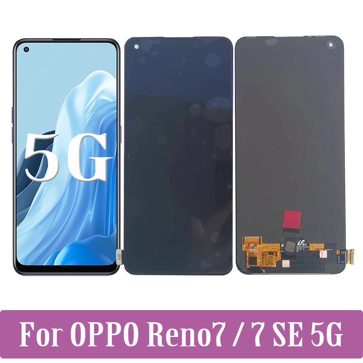 

Original AMOLED For OPPO Reno7 SE CPH2371 CPH2363 PFCM00 LCD Display Touch Screen Digitizer Assembly