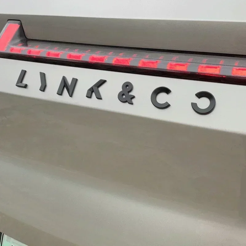 For Lynk & Co 08 Car 3D Stickers Body Rear Label Side Trim Decals Car Styling Decoration Sticker Auto Exterior Decor Accessories