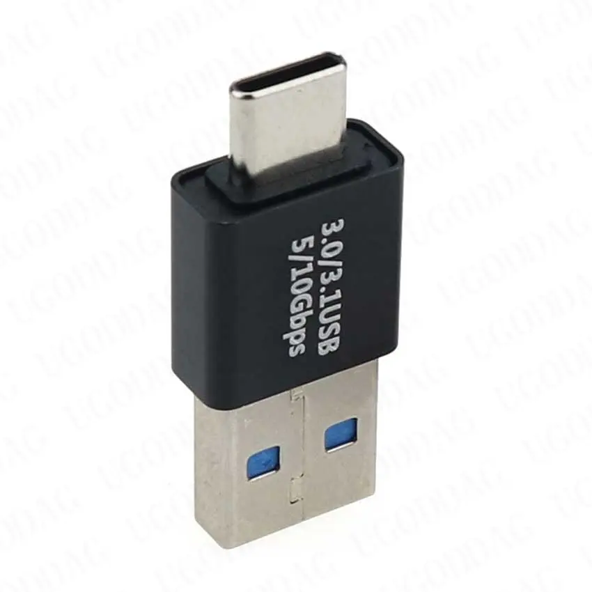 1/2 قطعة Type-C USB C ذكر إلى USB3.0 ذكر التوصيل محول كابل شحن مزامنة البيانات USB 3.1 نوع C محول