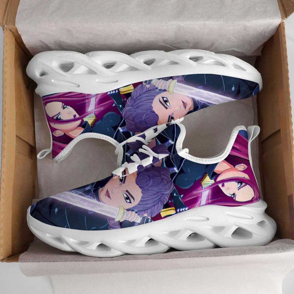 

Children's Casual Shoes for Parents and Children Anime Character Printed Lightweight Running Shoes Personalized Sports Shoes