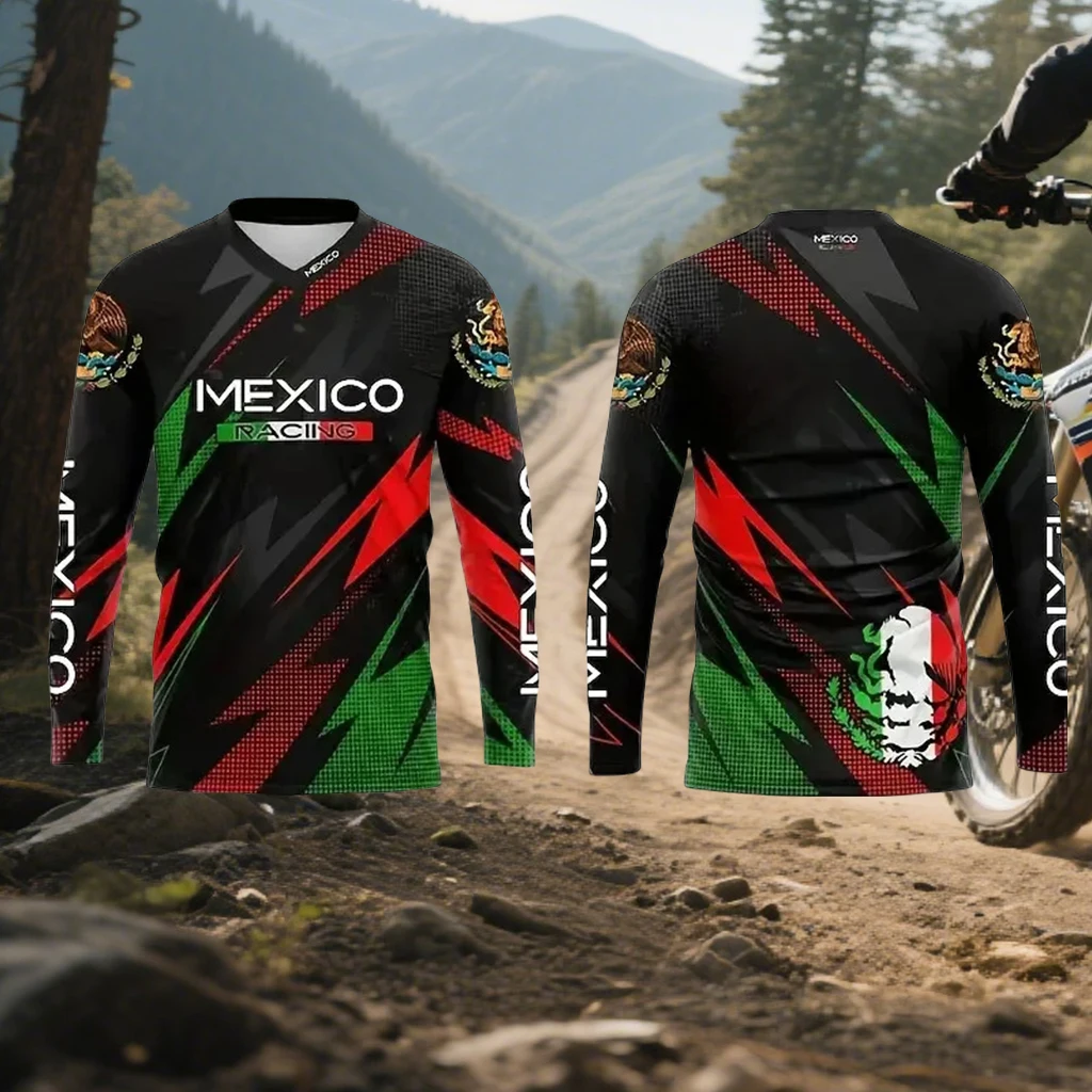 

2025 New Men Off Road Motorcycle Racing Limitless Racing Off Road Cycling Shirt Men's and Women's Long Sleeved Quick Drying Top