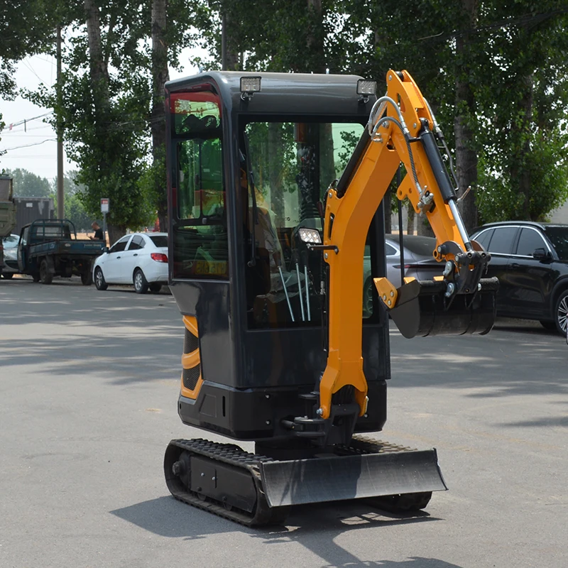 

New Excavator OKW18 Type 1ton Mini Excavator Backhoe Digging Hydraulic Small Micro Digger Machine Customization For Sale