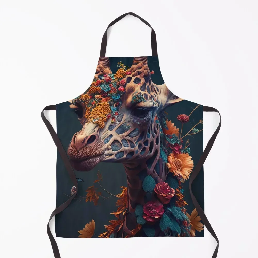

Giraffe in the jungle Apron Womens Dresses for home useful pieces Sexy cookings for women Apron