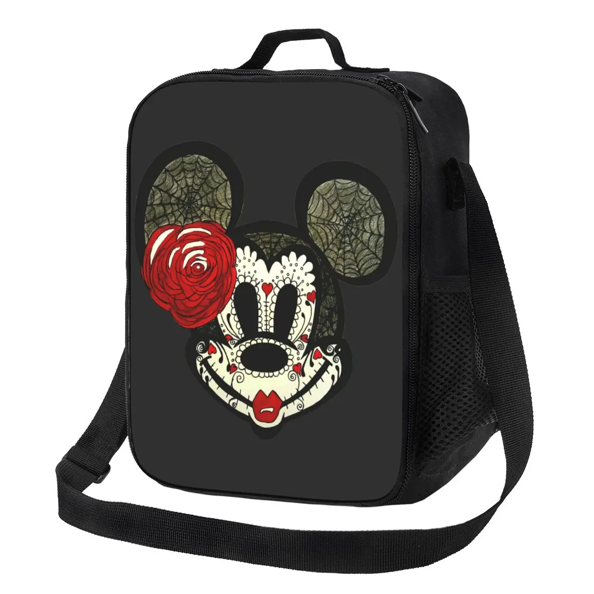 

Custom Mickeys Anime Mouses Cartoon Portable Lunch Box Women Cooler Thermal Food Insulated Lunch Bag Kids School Children