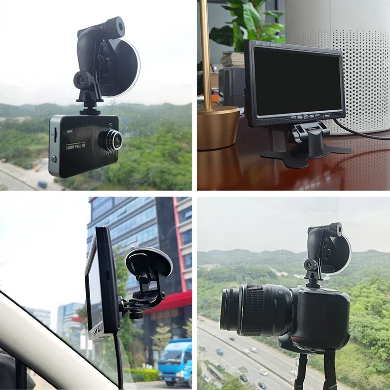 Windshield Suction Cup Mount Bracket or Dashboard Tabletop Butterfly Bracket for Car 5/7/9/10 In Monitor Backup Camera Portable - Image 5