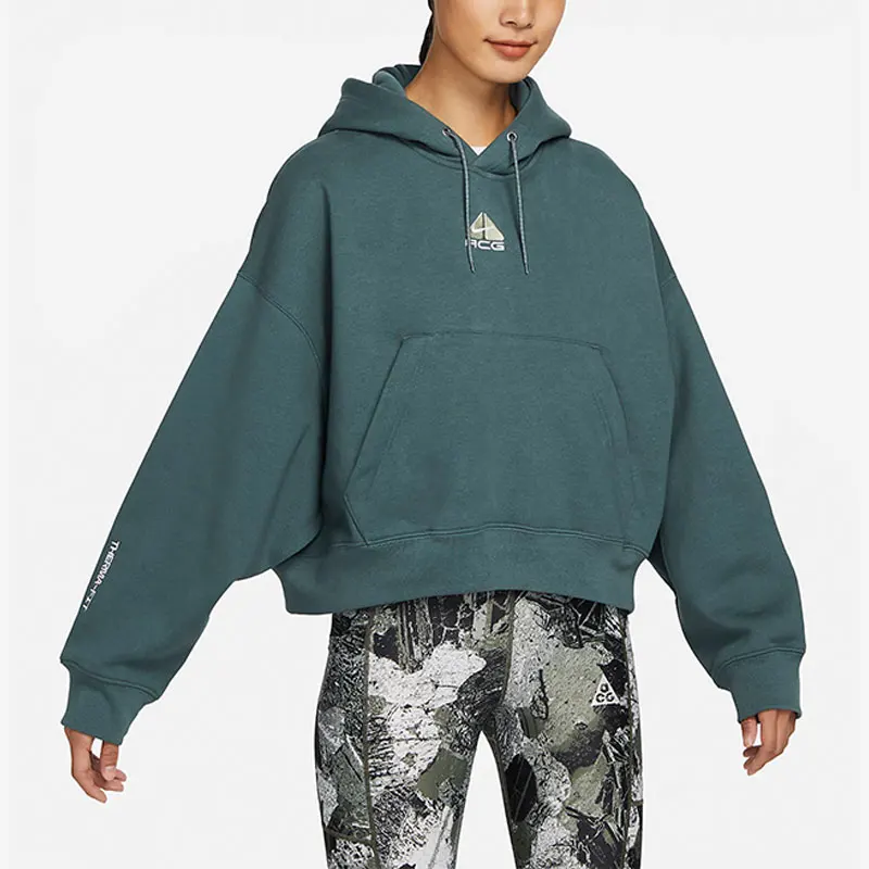 

Nike Genuine Cropped Knit Women's Sports Sweatshirt DQ5808-309