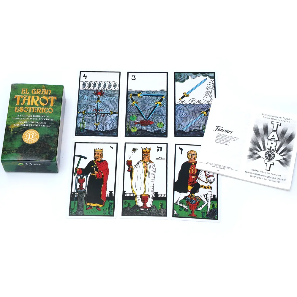 tarocchi el card esoterico Versione spagnola Profecia di predizione del futuro Carte dei tarocchi Gioco di società in famiglia