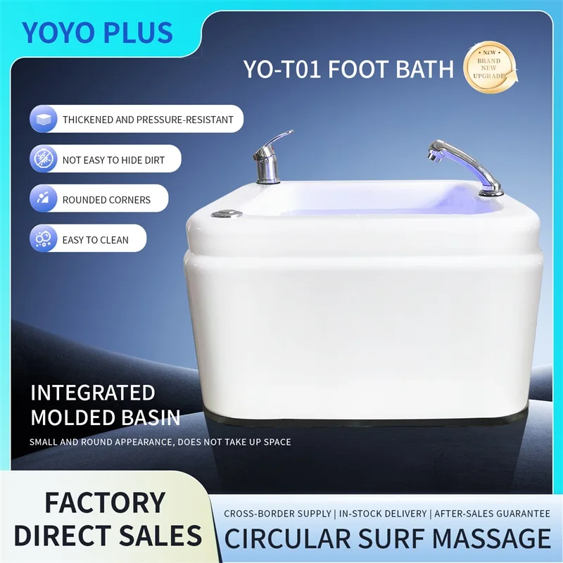 

Detoxification Footbath Spa Massager with Anti-Slip Bottom Aqua Therapy Foot Bath Basin for Relaxation Foot Care