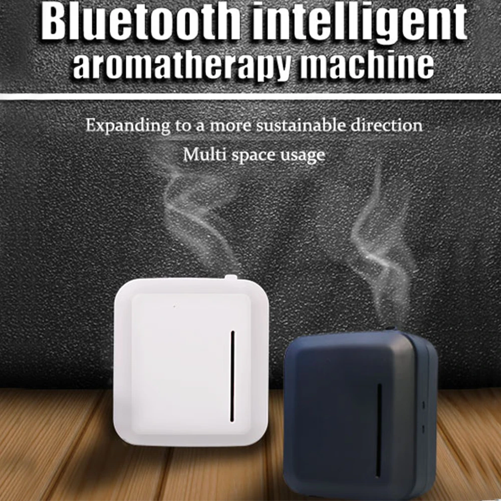 バッテリー付き電動アロマディフューザー,家庭用芳香剤,Bluetooth付き芳香剤,オフィスルーム用芳香剤,300m