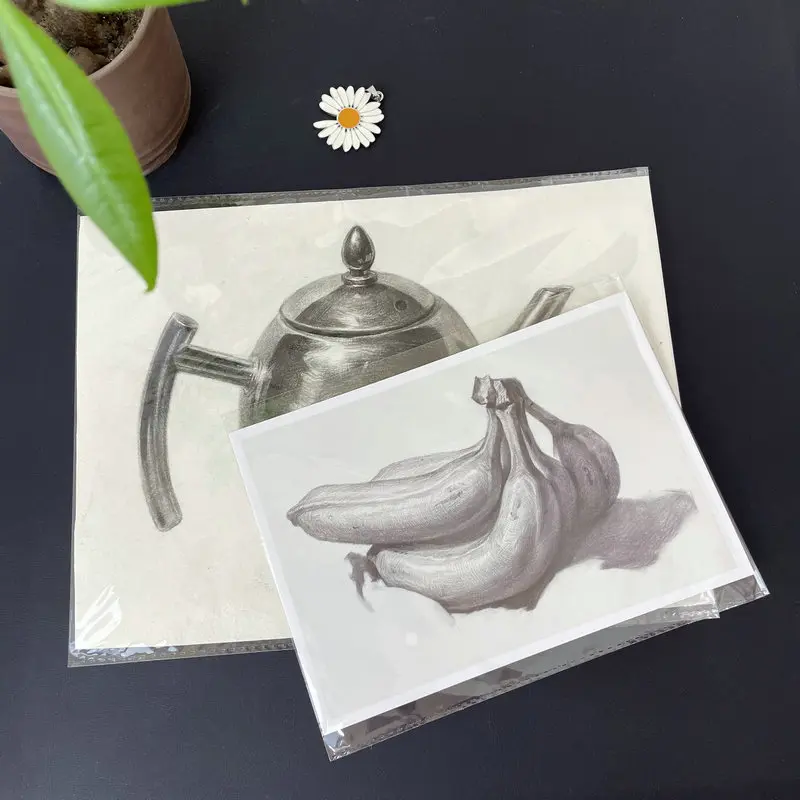 Self-sealing Transparent Sleeve A2 Clear Plastic Sheet Protector A3/A4/A5/B2 Puzzles Storage Diamond Painting Transparent Covers